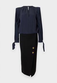 OMELETTE - Robe fourreau - black/dark blue