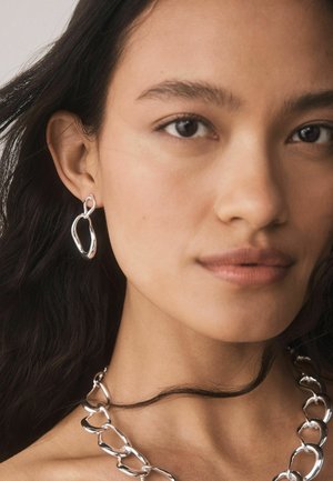 Next, OPEN LINK DROP EARRINGS - Ohrringe - silver-coloured tone