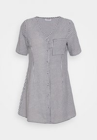 Noisy May Petite NMJOE SHORT DRESS - Vestido de dia - bright white/black