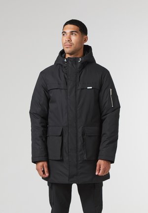 SMART JACKET WITH METAL TRIMS - Vinterfrakke - black
