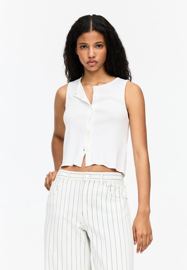 SLEEVELESS WITH BUTTONS - Top