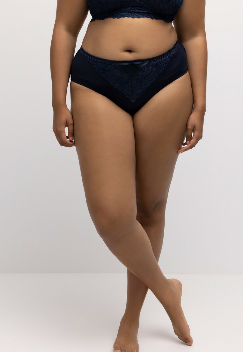 Ulla Popken CHEVRON STRETCH - Briefs - dark blue - Zalando