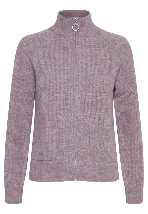 BYMARTINE - Cardigan - orchid haze melange4