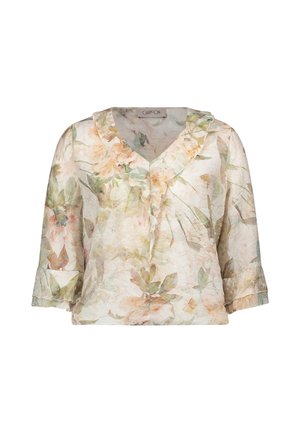 Cartoon, CARTOON MIT 3/4 ARM RÜSCHENBLUSE - Bluse - cream apricot