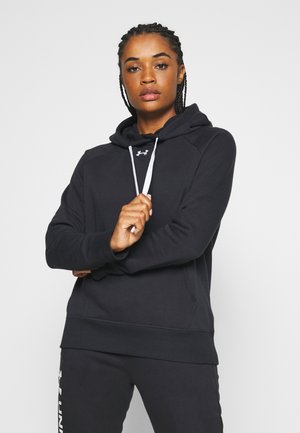 Under Armour RIVAL HOODIE - Felpa con cappuccio - black