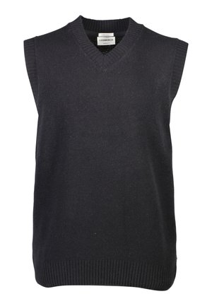 Lindbergh V-NECK SLIPOVER - Stickad tröja - black
