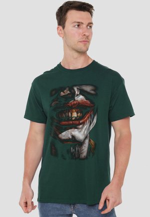 Cotton Soul, BATMAN SMILE OF EVIL - T-Shirt print - dark green