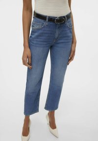 Vero Moda STRAIGHT FIT VMELIA  - Ravne kavbojke - medium blue denim