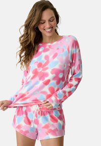 PJ Salvage SPREAD KINDNESS - Pyjamashirt - weiss pink