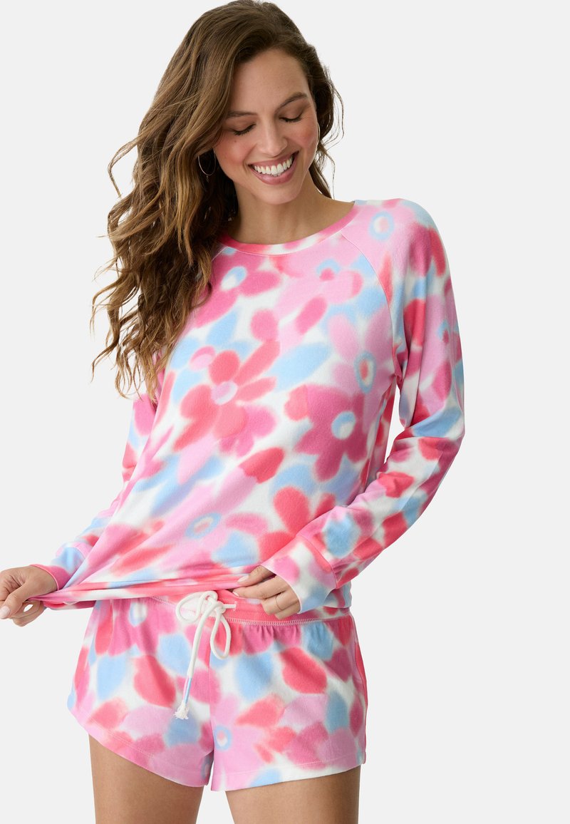 PJ Salvage SPREAD KINDNESS - Pyjamashirt - weiss pink
