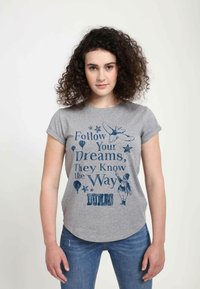 Disney DUMBO FOLLOW DREAMS - T-Shirt print - melange grey