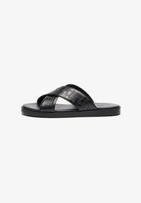 LEATHER - Mules - black