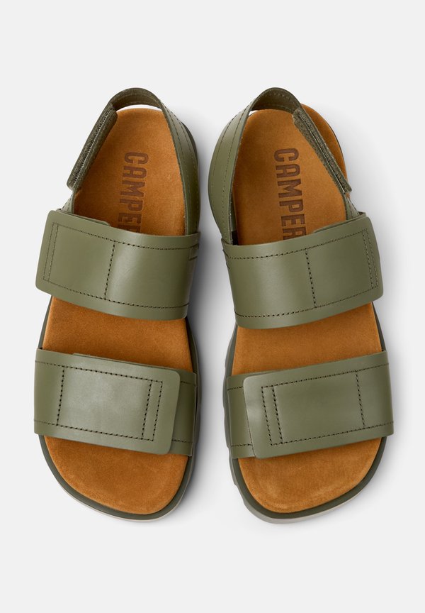 BRUTUS - Walking sandals - mittelgrün3