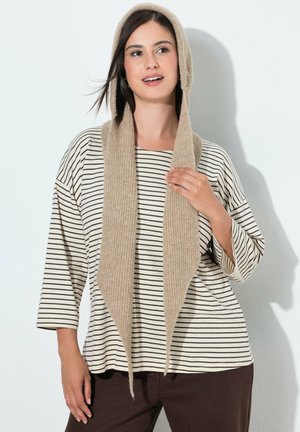 Ulla Popken, SCHAL-MÜTZE, 2-IN-1-MODELL - Berretto - beige