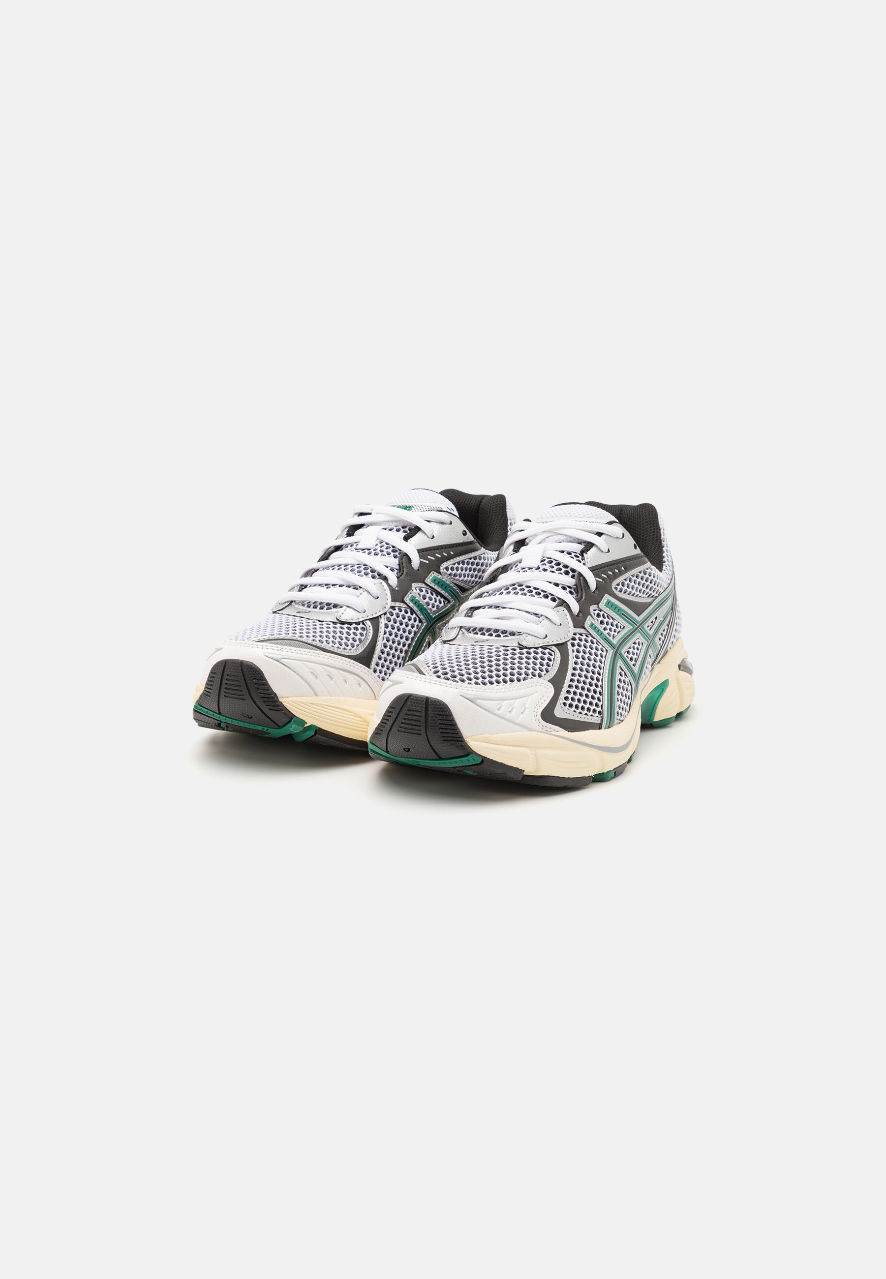 ASICS SportStyle GT-2160 UNISEX - Trainers - white/jasper green/silver-coloured  - Zalando.co.uk
