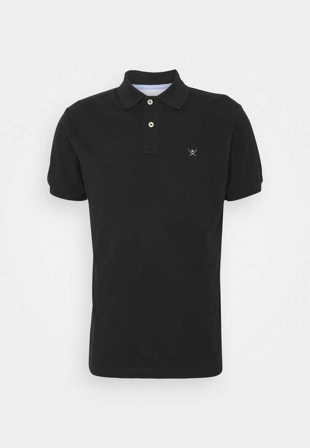 SLIM FIT LOGO - Pikeepaita - black/grey