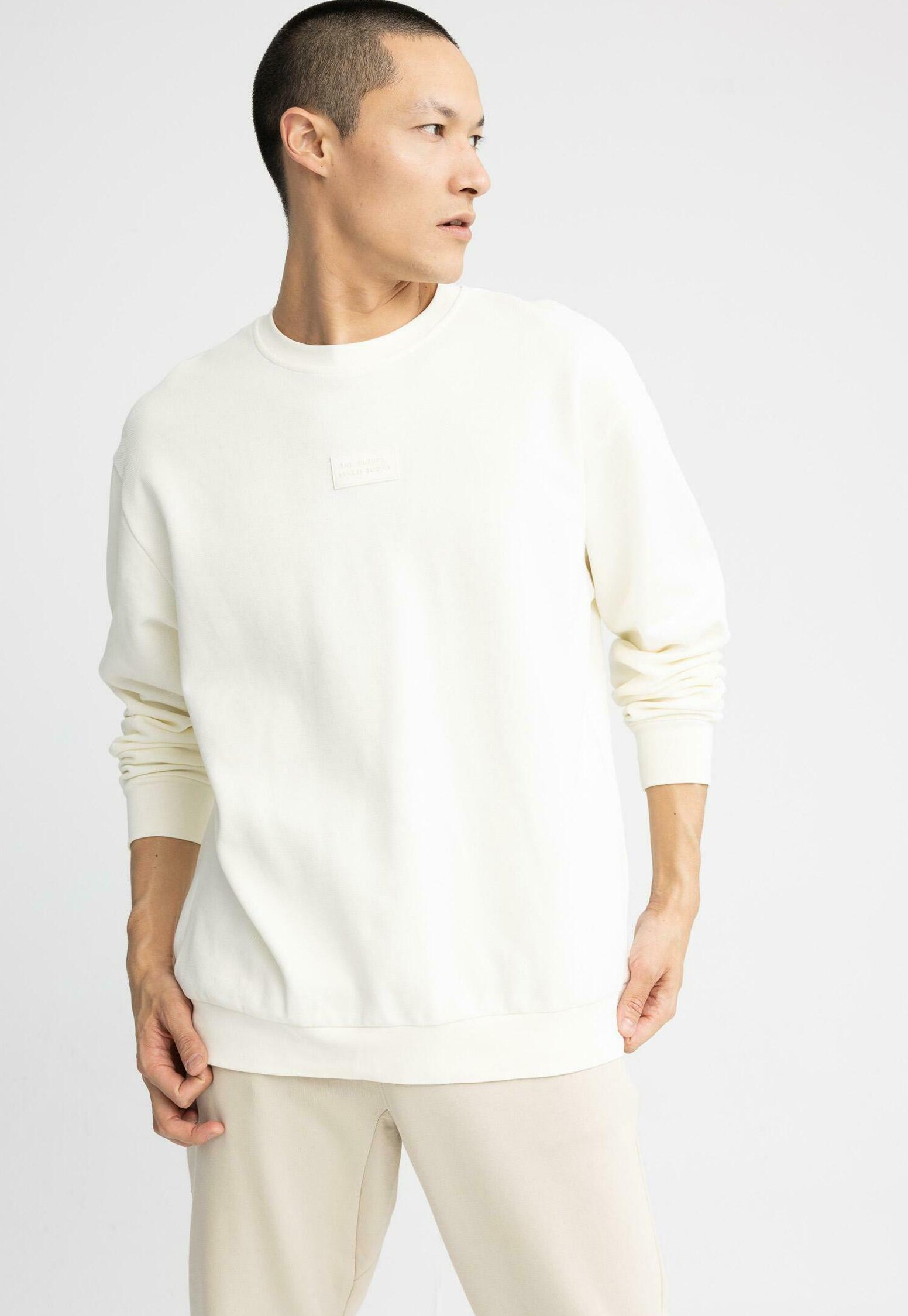 DeFacto OVERSIZE FIT - Sweatshirt - ecru/beige - ZALANDO.FR