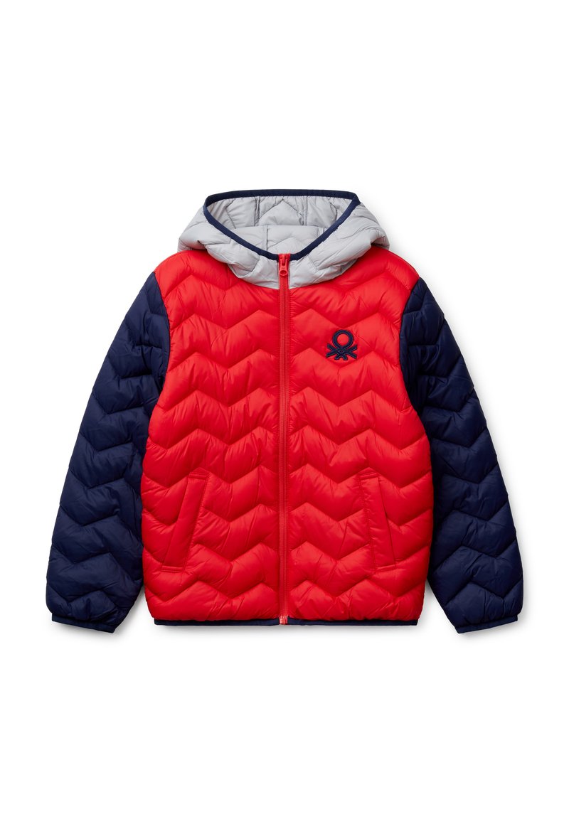 United Colors of Benetton PADDED WITH HOOD - Winterjas - red