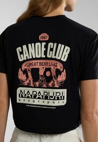 Napapijri HOWARD - T-shirt print - black
