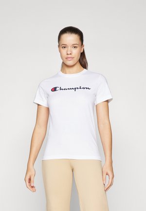 ICONS CREWNECK WITH LARGE LOGO - T-shirt con stampa - white
