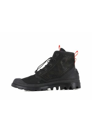 Lace-up ankle boots - black