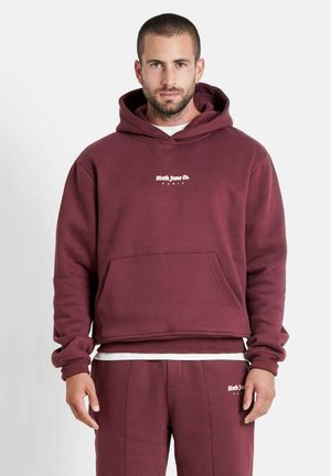PRINTED - Hoodie - bordeaux