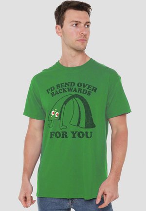 GUMBY BEND BACKWARDS - T-Shirt print - dark green
