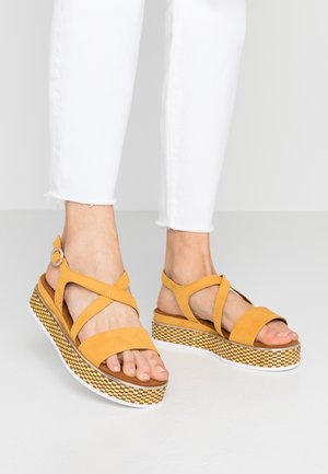 Marco Tozzi Platform sandals - saffron