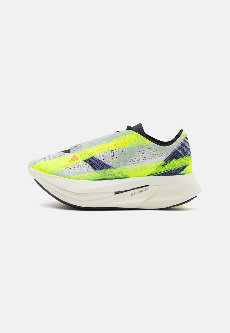 adidas by Stella McCartney PRIME STRUNG - Tenisice za cestovno trčanje - linen green/collegiate purple/off white