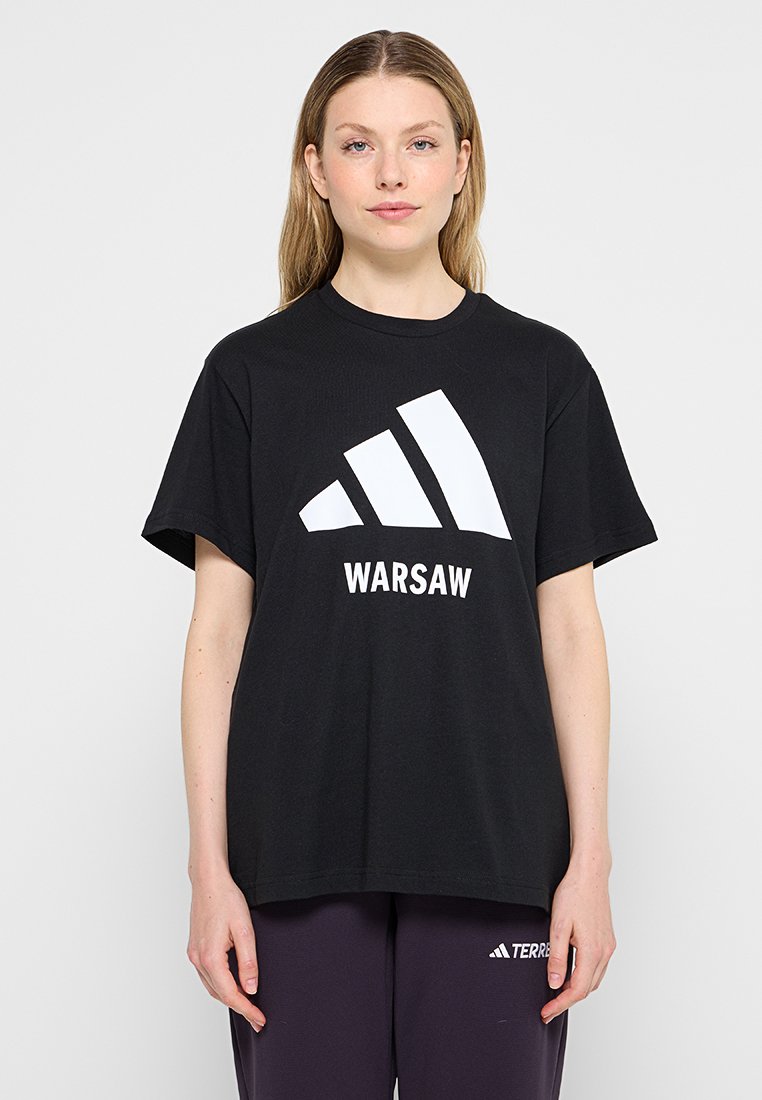 adidas Originals T-shirt z nadrukiem czarny