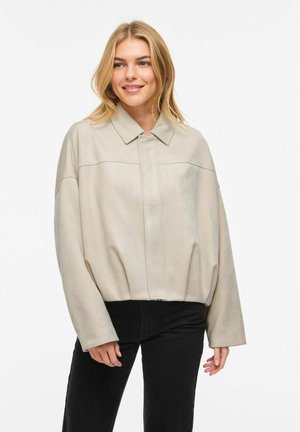 VIVIRAL  - Chaqueta de cuero sintético - oat milk