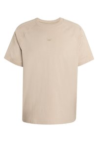 TEE - Basic T-shirt - stone khaki