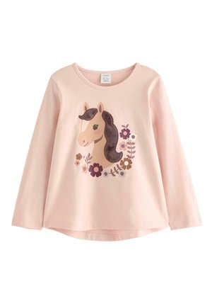 Lindex, LINDEX LONG-SLEEVED TOP WITH APPLIQUE LINDEX - Langærmet T-shirt - light dusty pink