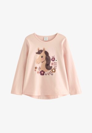 Lindex, LINDEX LONG-SLEEVED TOP WITH APPLIQUE LINDEX - Langærmet T-shirt - light dusty pink
