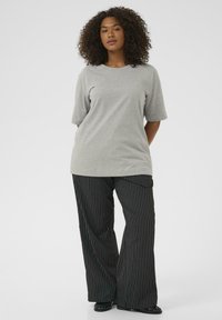 Kaffe Curve MINA - T-shirt basic - grey melange