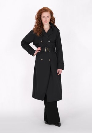 DreiMaster Trenchcoat - black
