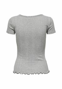 ONLY ONLTENNA DETAIL - T-shirt basic - light grey melange