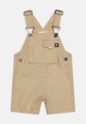 DUNGAREES - Kavbojke z naramnicami - stone