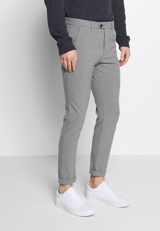 JJIMARCO JJCONNOR  - Stoffhose - grey melange