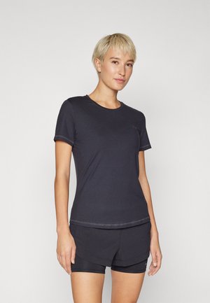 ONPFONT LIFE ON TEE - Basic T-shirt - blue graphite/beaujolaise