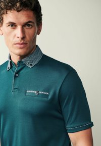 Next SMART COLLAR - Bluză polo - mottled teal
