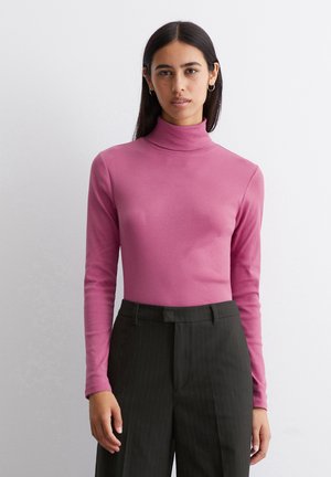 Marc O'Polo DENIM TURTLENECK - Langarmshirt - wild aster