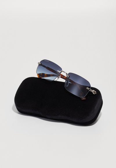 Gucci UNISEX - Óculos de sol - silver/havana-blue