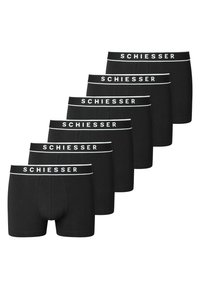 Schiesser 6ER PACK - Boxerkalsong - schwarz