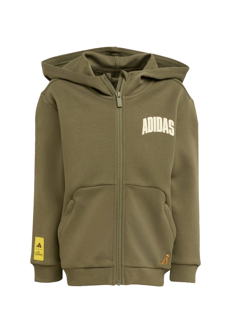 adidas performance Sweater met rits olijfgroen