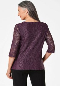 GOLDNER MIT ZARTEM GLANZ - Bluse - purple