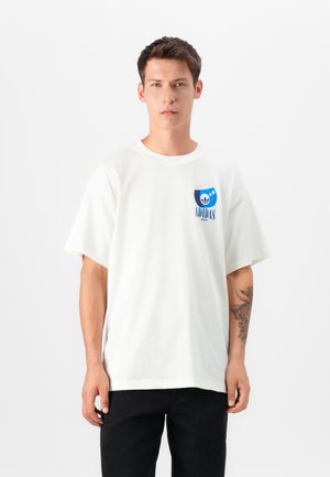 BILLIARD TEE UNISEX - Apdrukāts T-krekls - off white