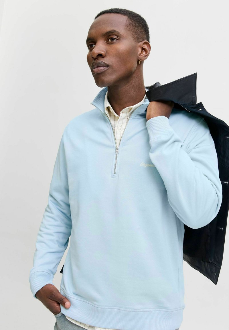 T-shirt Imprimé Col rond | Bleu foncé | Jack & Jones