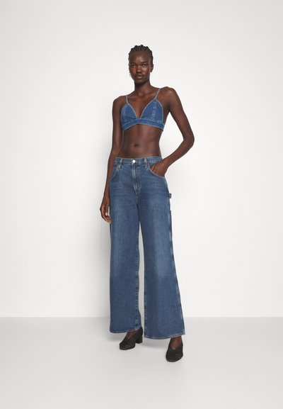 Agolde MAGDA CARPENTER - Wide leg - darkness