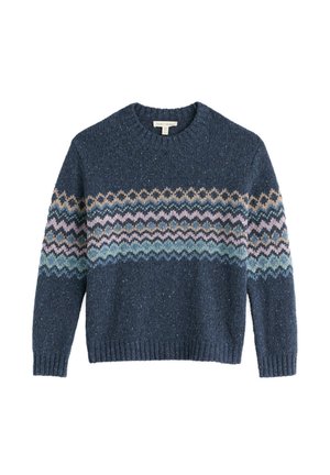 Seasalt Cornwall, SEASALT CORNWALL GOLDEN LIGHT JUMPER - Jersey de punto - navy - sonata maritime echium mix